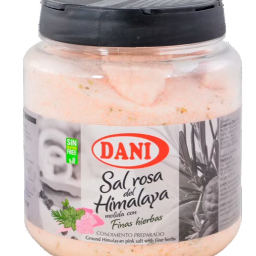 Sal rosa del Himalaya con finas hierbas DANI