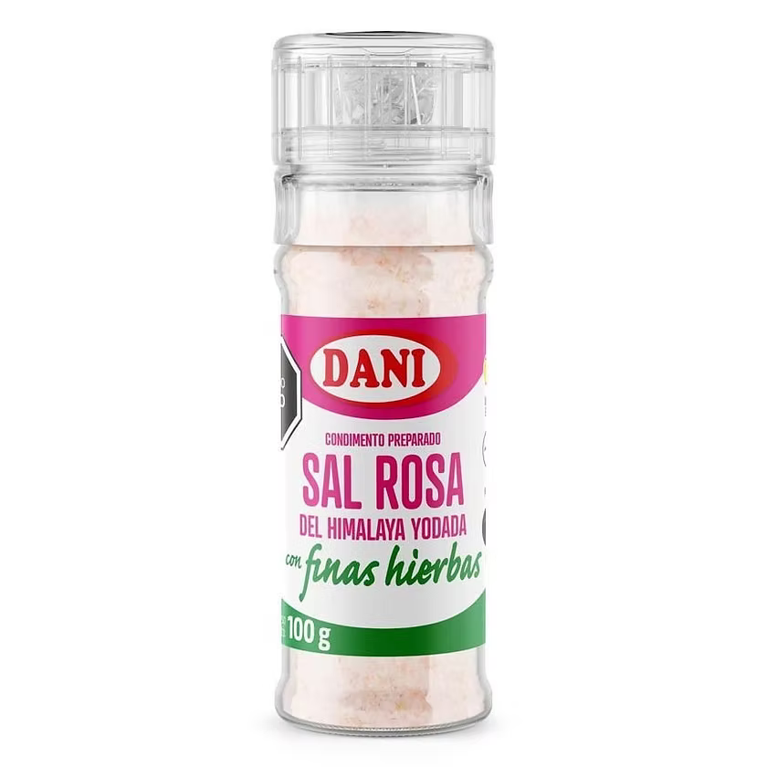 Sal rosa del Himalaya con finas hierbas DANI