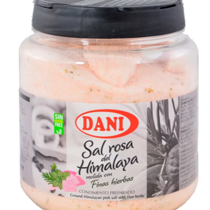 Sal rosa del Himalaya con finas hierbas DANI
